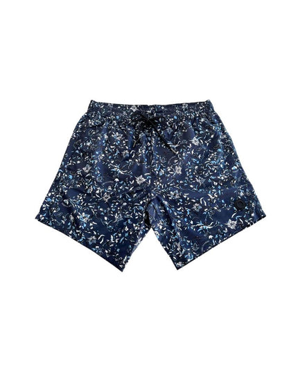 Trussardi Beachwear Blue Polyester Men Swim Short