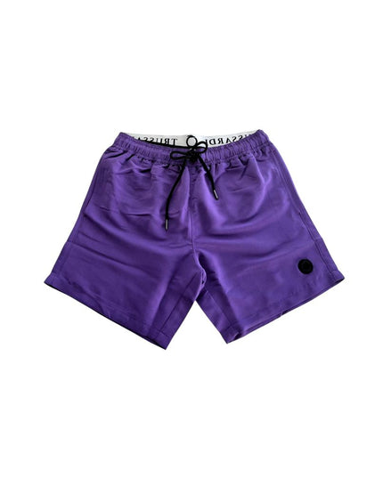 Trussardi Beachwear Purple Polyester Men Swim Short