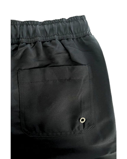 Trussardi Beachwear Black Polyester Men Swim Shorts