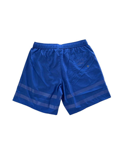 Iceberg Blue Polyester Men Swim Short