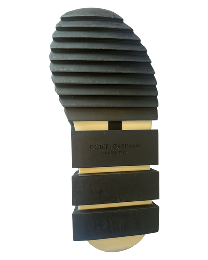 Dolce & Gabbana Black Mesh Sorrento Trekking Sneakers Shoes