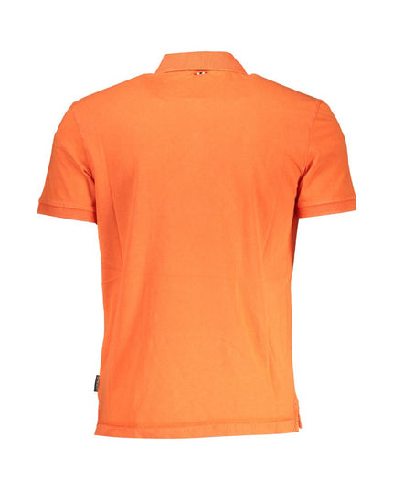 Napapijri Red Cotton Men Polo Shirt
