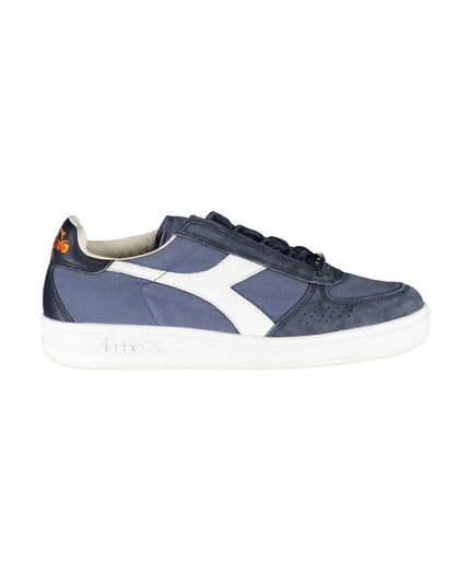 Diadora Chic Blue Contrast Lace-Up Sneakers