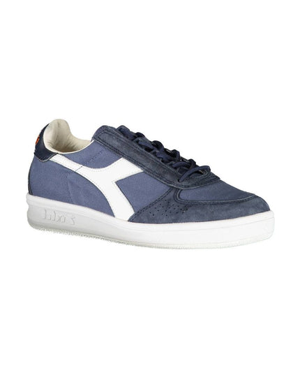Diadora Chic Blue Contrast Lace-Up Sneakers