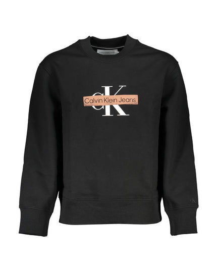 Calvin Klein Black Cotton Men Sweater