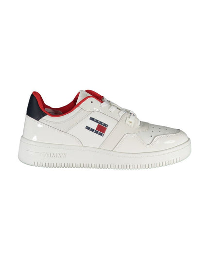 Tommy Hilfiger White Leather Women Sneaker