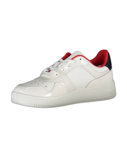 Tommy Hilfiger White Leather Women Sneaker