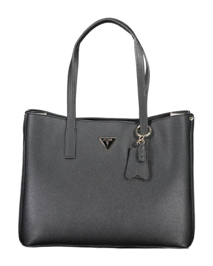 Guess Jeans Black Polyethylene Handbag