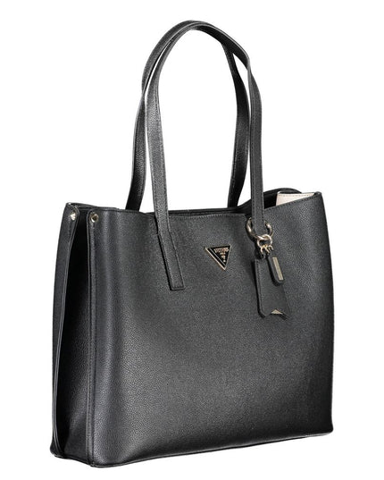 Guess Jeans Black Polyethylene Handbag