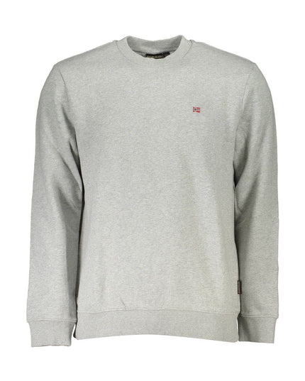 Napapijri Gray Cotton Men Sweater