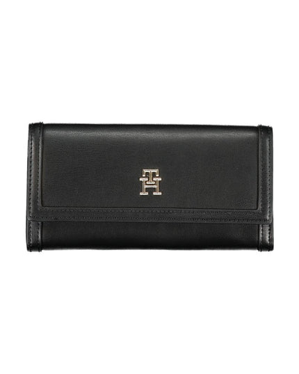 Tommy Hilfiger Elegant Black Dual-Compartment Wallet