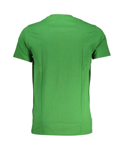 Cavalli Class Green Cotton T-Shirt