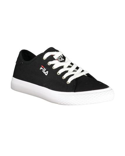 Fila Sleek Black Laced Sports Sneakers