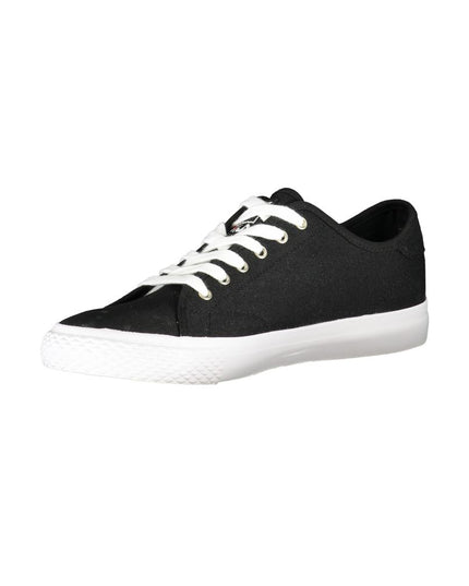 Fila Sleek Black Laced Sports Sneakers