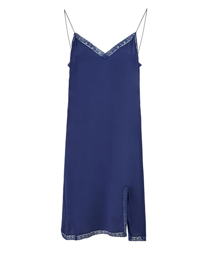 Gucci Blu Viscose and Cotton Mid Long Dress
