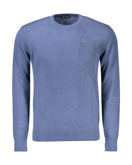 North Sails Blue Cotton Men Sweater