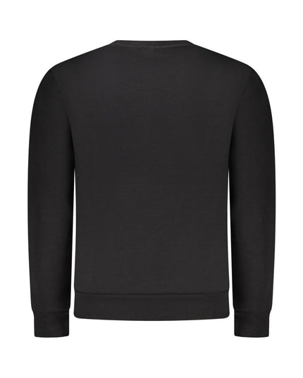 Rifle Black Cotton Men's Crewneck Sweater
