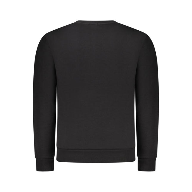 Rifle Black Cotton Men's Crewneck Sweater