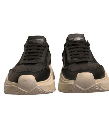 Dolce & Gabbana Black White Daymaster Low Top Sneakers Shoes