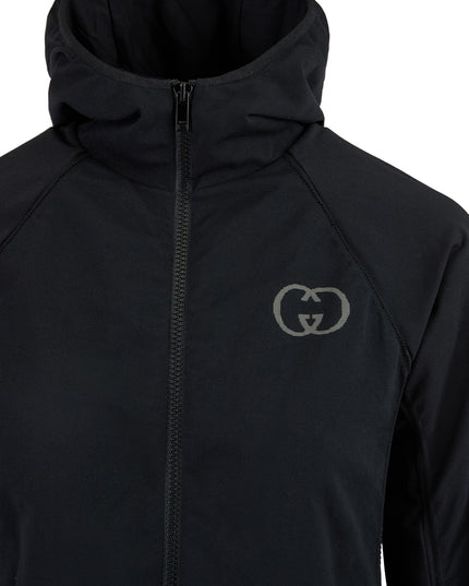 Gucci Black Polyamide Hoodie Sweatshirt