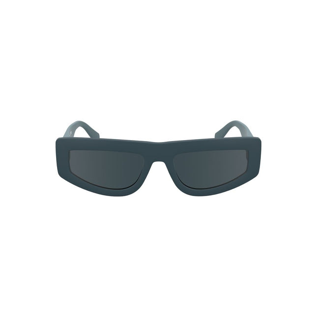 Calvin Klein Blue Bio-Based Fabric Women Sunglass