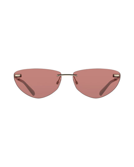 Calvin Klein Pink Metal Women Sunglass