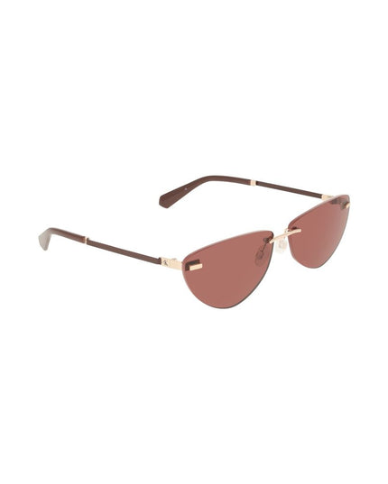 Calvin Klein Pink Metal Women Sunglass