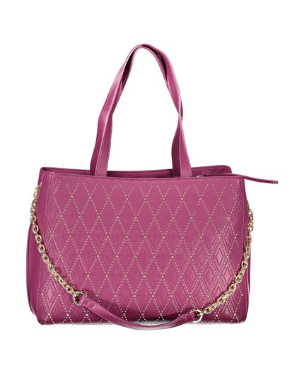 Mario Valentino Purple Polyethylene Handbag