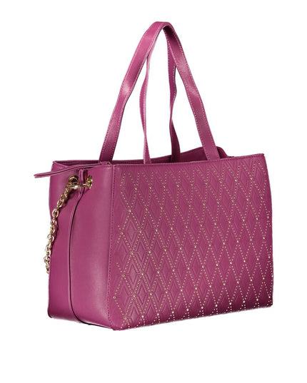 Mario Valentino Purple Polyethylene Handbag