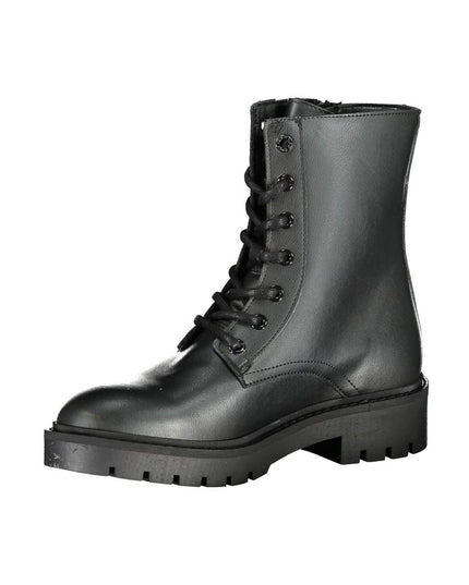 Calvin Klein Black Polyester Women Boot