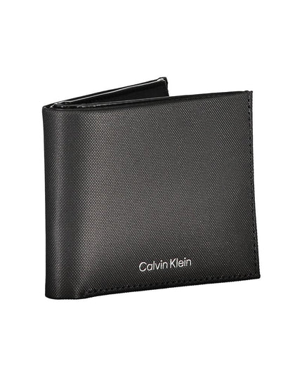 Calvin Klein Elegant Black Leather Wallet with RFID Block