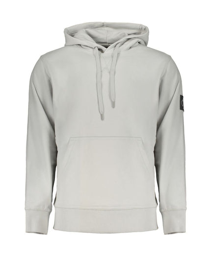 Calvin Klein Gray Cotton Men Sweater