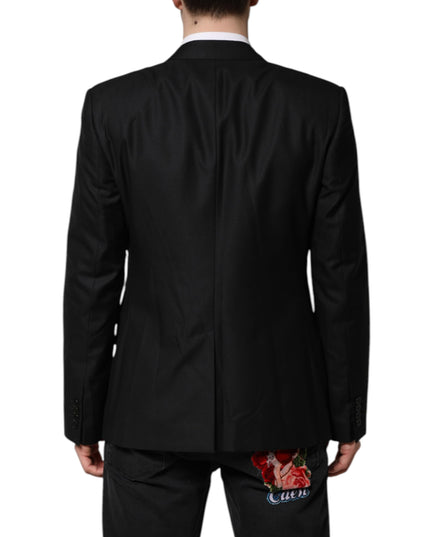 Dolce & Gabbana Black Single Breasted Suit 2 Piece Jacket