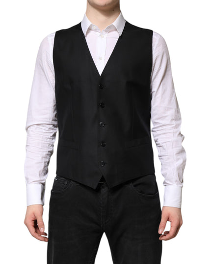 Dolce & Gabbana Black Single Breasted Suit 2 Piece Jacket