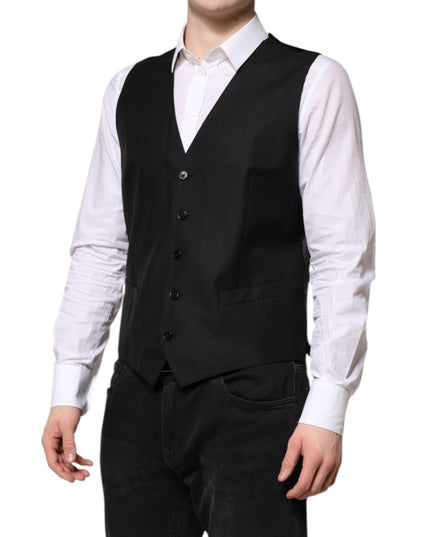 Dolce & Gabbana Black Single Breasted Suit 2 Piece Jacket