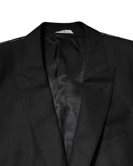 Dolce & Gabbana Black Single Breasted Suit 2 Piece Jacket