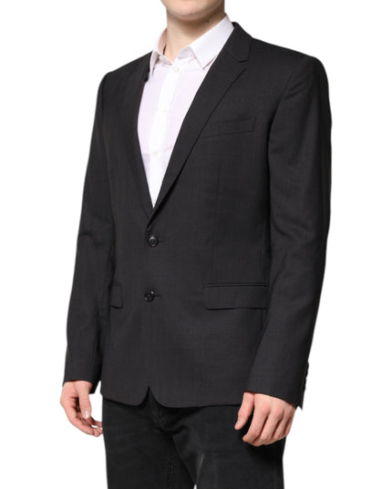 Dolce & Gabbana Dark Gray MARTINI Single Breasted Jacket