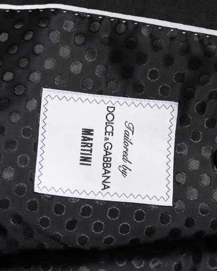 Dolce & Gabbana Dark Gray MARTINI Single Breasted Jacket