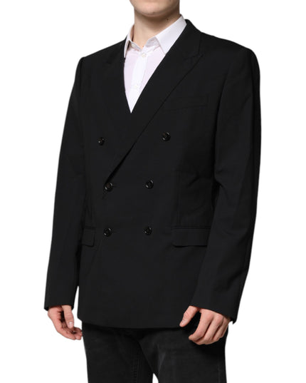 Dolce & Gabbana Black MARTINI Double Breasted Suit Jacket