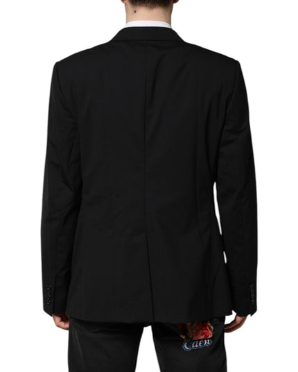 Dolce & Gabbana Black MARTINI Double Breasted Suit Jacket