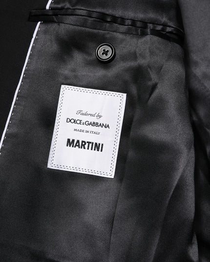 Dolce & Gabbana Black MARTINI Double Breasted Suit Jacket