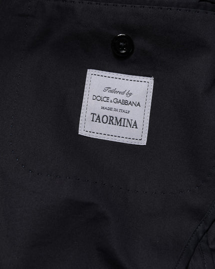 Dolce & Gabbana Dark Blue TAORMINA Cotton Blazer Suit Jacket