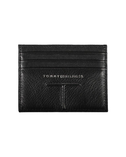 Tommy Hilfiger Black Leather Men Wallet
