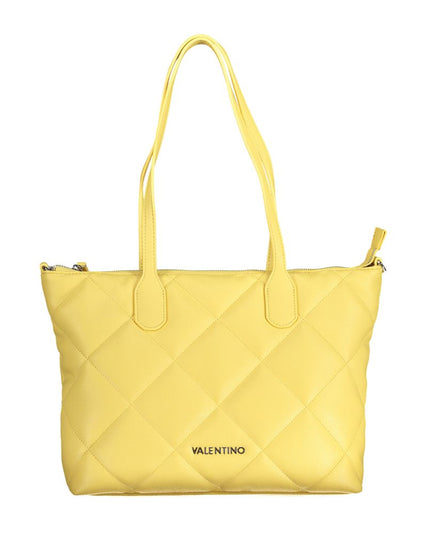 Mario Valentino Yellow Polyethylene Handbag
