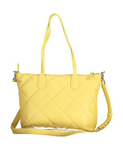Mario Valentino Yellow Polyethylene Handbag