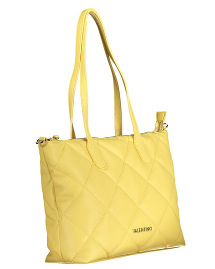 Mario Valentino Yellow Polyethylene Handbag