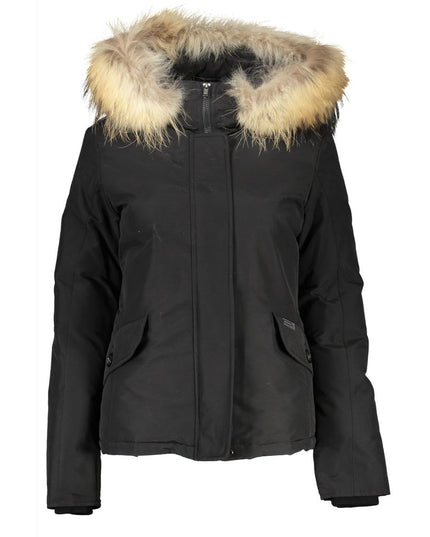 Woolrich Black Cotton Women's Jacket