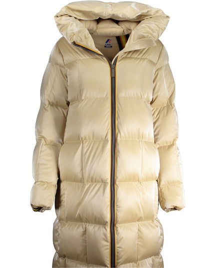 K-WAY Beige Polyester Women's Quilted Jacket