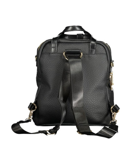Mario Valentino Black Polyethylene Women Backpack