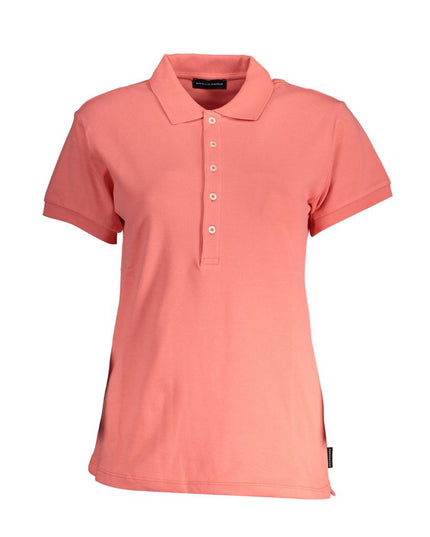 North Sails Pink Cotton Women Polo Shirt